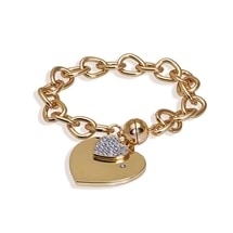 Fashion Jewellery Heart Charm Bracelet