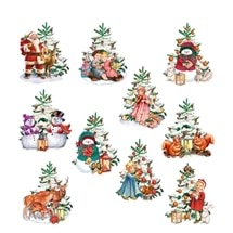 Easy 3D Christmas Trees Card Toppers