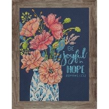 Joyful Floral Counted Cross Stitch kit